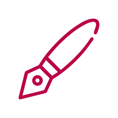 Stylo-encre-rouge